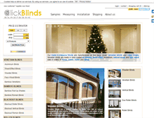 Tablet Screenshot of clickforblinds.com